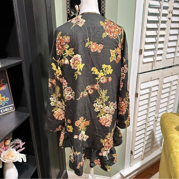 Zara Boho Floral Kimono Size Small - Picture 7 of 10